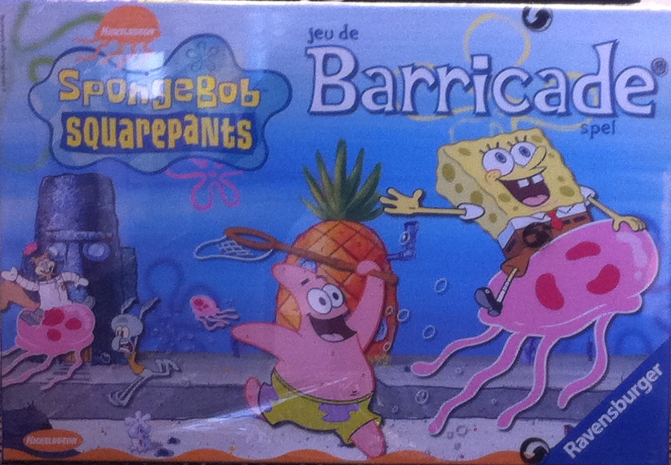rotatie Transparant eetbaar Spongebob - Jeu de Barricade spel - Speelgoed Liefhebbers